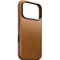 Nomad Traditional Leather MagSafe kožený kryt iPhone 18 Pro English Tan - Pouzdra