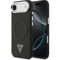 Guess PU Leather Triangle Logo MagSafe kryt iPhone Air černý - Pouzdra