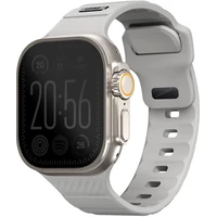UNIQ Stride FKM Rubber voděodolný řemínek Apple Watch 49/45/44/42mm šedý - Řemínky