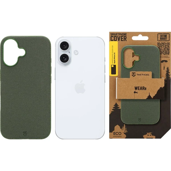 Tactical MagForce WEARe MagSafe kryt Apple iPhone 16 Forest Green - Pouzdra - Obrázek 7acb8c60407c475199a71f1d36ad314e