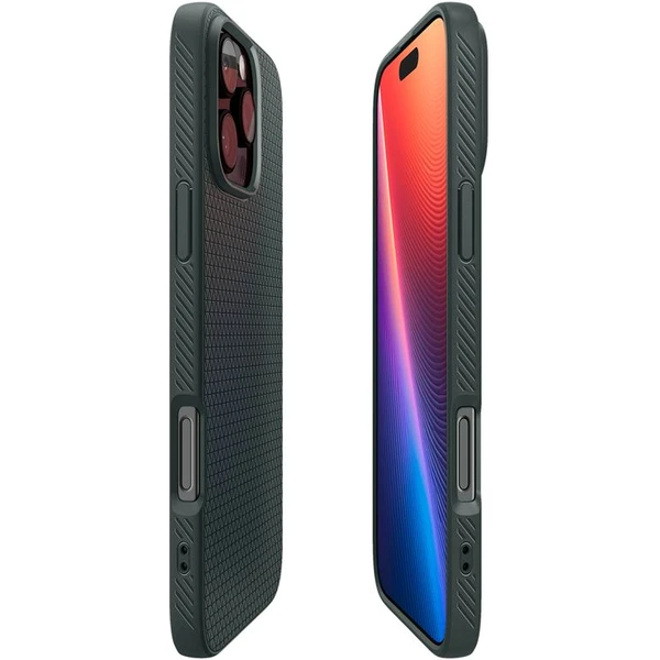 Spigen Liquid Air kryt iPhone 16 Pro Max abyss green - Pouzdra - Obrázek 7b46fb224247439e9e86db6f8e9c37df