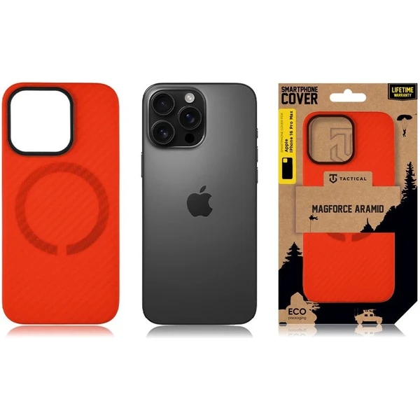 Tactical MagForce Aramid Bloody Mary Limited Edition Kryt pro Apple iPhone 16 Pro Max - Pouzdra - Obrázek 7b5414c1b8c3417ea591efe698e8a764