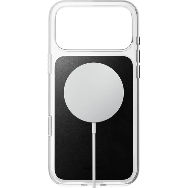 Nomad Clear Leather (Horween) MagSafe kryt iPhone 18 Pro Max Black - Pouzdra - Obrázek 7b5efe60caaf414583d9a997cf33d476