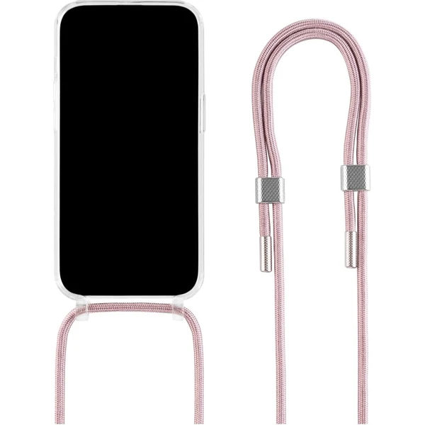 FIXED MagPure Neck kryt s růžovou šňůrkou na krk pro Apple iPhone 16 Pro - Pouzdra - Obrázek 7b6d4a7b23814288b7a054e419306f54