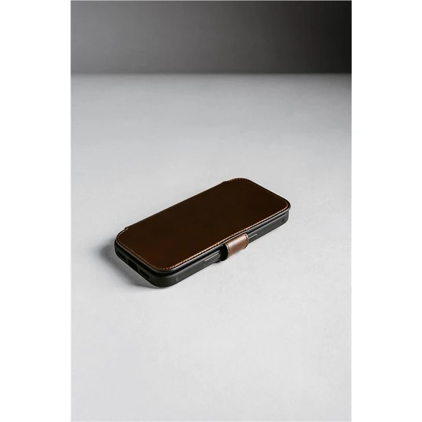 Nomad Modern Leather Folio (Horween) MagSafe kožené pouzdro iPhone 17 Pro Rustic Brown - Pouzdra - Obrázek 7b8282e22ee94c7ea839dea7966a1679