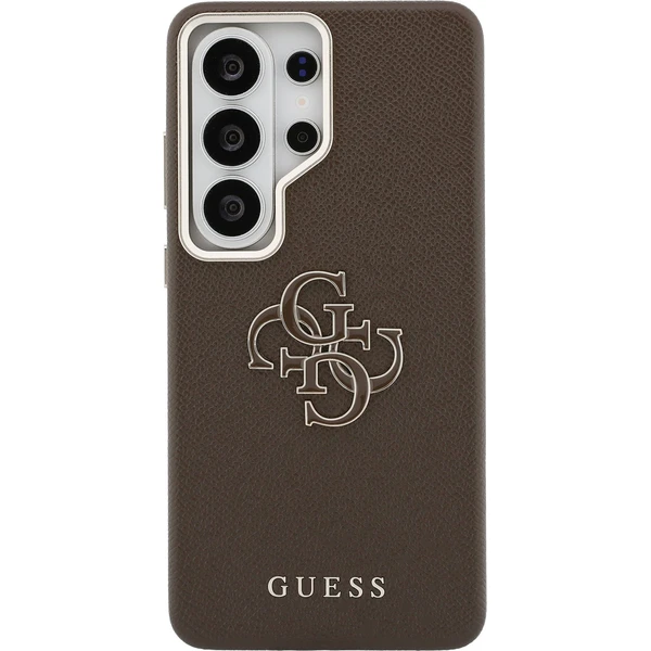 Guess PU 4G Resin Metal Logo kryt Samsung Galaxy S26 Ultra hnědý - Pouzdra - Obrázek 7b965b7cf0174905a1d7840b7b7b2853
