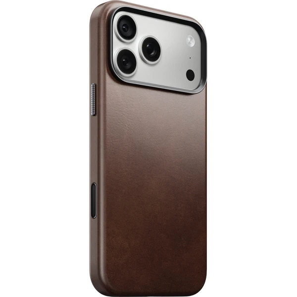 Nomad Traditional Leather (Horween) MagSafe kožený kryt iPhone 17 Pro Max/18 Pro Max Rustic Brown - Pouzdra - Obrázek 7b9a6522f77f4bbdbd0ae1e674ddec0f