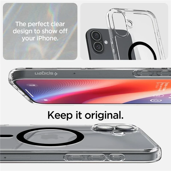 Spigen Ultra Hybrid MagSafe kryt iPhone 16 Plus black - Pouzdra - Obrázek 7b9d46fa0c4d4d0ca167006598f7b890