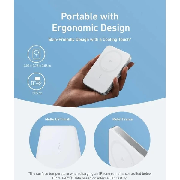 Anker MagGo Qi2/MagSafe powerbanka (10000mAh) 30W bílá - Powerbanky - Obrázek 7bb084b0c78241a5aa416b38ae5e53d0