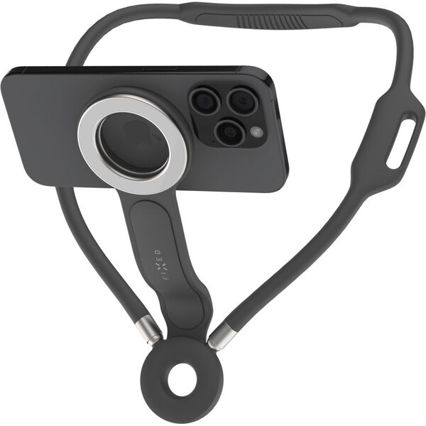 FIXED Creator Neck Phone Holder MagSafe držák na krk šedý