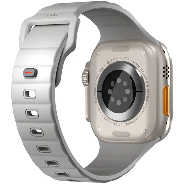 UNIQ Stride FKM Rubber voděodolný řemínek Apple Watch 49/45/44/42mm šedý - Řemínky - Obrázek 7bbe651939f145deb74810999d5dc3ea