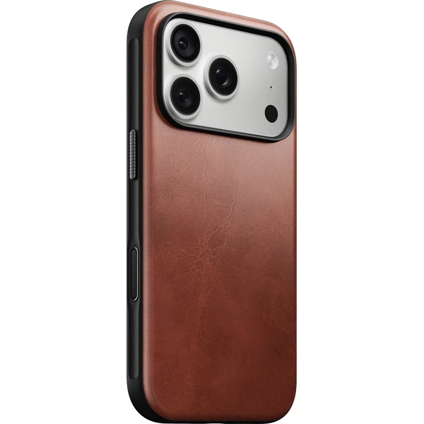 Nomad Modern Leather (Horween) MagSafe kožený kryt iPhone 17 Pro/18 Pro Olde Dublin - Pouzdra - Obrázek 7bcfc56b7721412e94704d123884b812