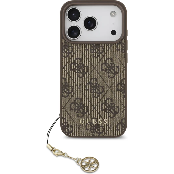 Guess 4G Charm kryt iPhone 17 Pro hnědý - Pouzdra - Obrázek 7bfbde6f04464912bacd6323be2401ff