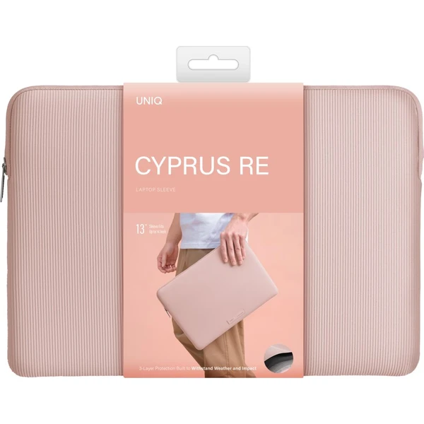 UNIQ Cyprus Ridge Edition neoprenové pouzdro pro MacBook/notebook (13”/14") Sugar Pink - Pouzdra - Obrázek 7c05617f381d4b09abff87bc1f92129b