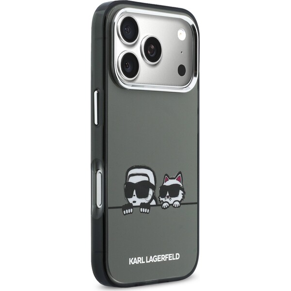 Karl Lagerfeld IML K&CH Heads Logo MagSafe kryt iPhone 17 Pro černý - Pouzdra - Obrázek 7c2b6a44a11d4704b06a456abe13eb34