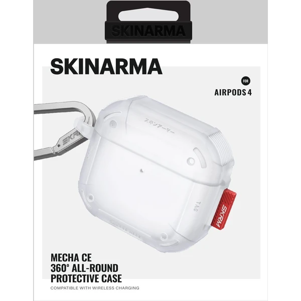 SKINARMA Mecha CE pouzdro pro AirPods 4 bílé - Pouzdra - Obrázek 7c31e491f05b4e3ca5ad3f11789cc9aa
