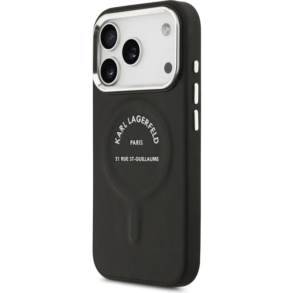 Karl Lagerfeld PU RSG Logo MagSafe kryt iPhone 17 Pro černý - Pouzdra - Obrázek 7c32adbd18d24d689bf00ff97273bada