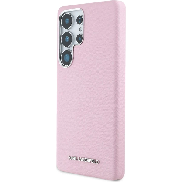 Karl Lagerfeld PU Saffiano Metal Logo and Frame kryt Samsung Galaxy S25 Ultra růžový - Pouzdra - Obrázek 7c3b0c27dfba43ef8cc51718b30fa514