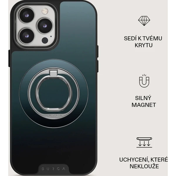 Burga Magnetic Ring držák Black Hole stříbrný - Držáky - Obrázek 7ca4ce776b254617ac383a85e65cc46f