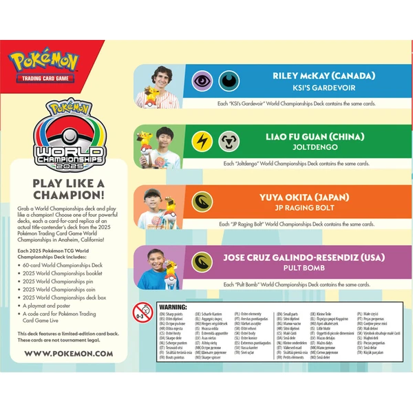 Pokémon TCG: 2025 World Championship Deck - Pokémon karty - Obrázek 7caf657189514fc0a03e1d074a313eb1