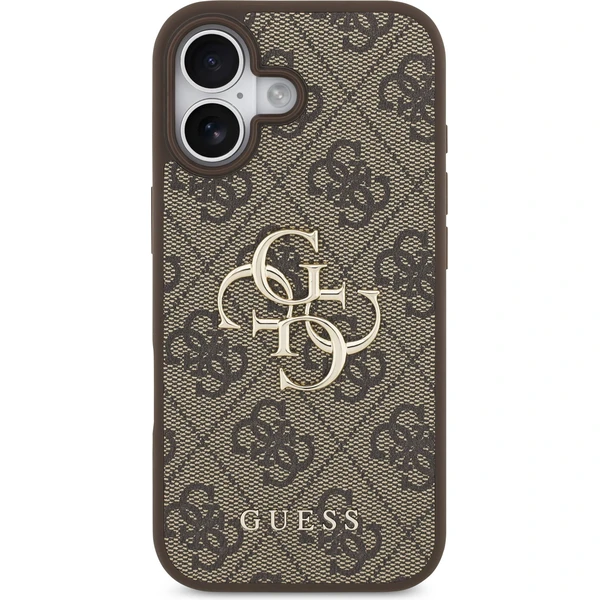Guess PU 4G Metal Logo kryt iPhone 17 hnědý - Pouzdra - Obrázek 7cbfa79703bc4130bebbc6eb54e79332