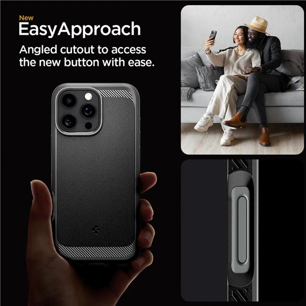 Spigen Rugged Armor MagSafe kryt iPhone 16 Pro matte black - Pouzdra - Obrázek 7cd75ed2f4f04a1e8e15e69212d56882
