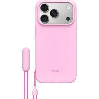 Apple Beats kryt se stojánkem na iPhone 17 Pro s MagSafe oblázkově růžový - Pouzdra