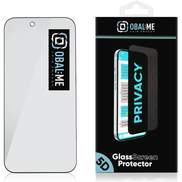 OBAL:ME Privacy 5D tvrzené sklo Apple iPhone Air černé - Ochranné folie a skla - Obrázek 7cfacb3270c2420db231585699dce306