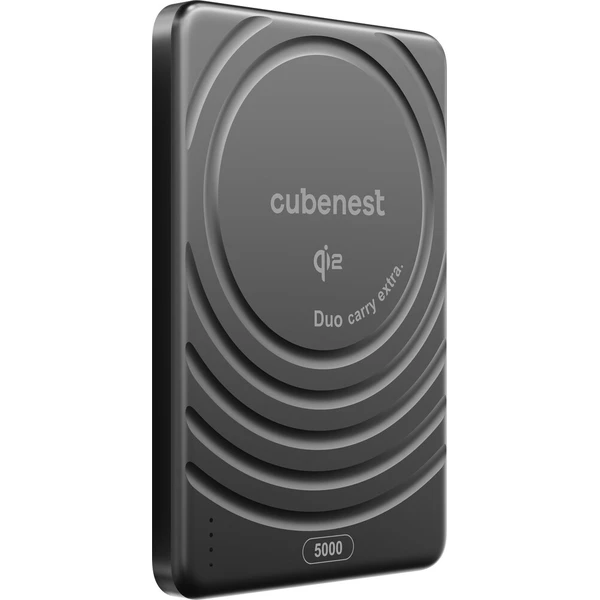 CubeNest SQ1B3D SlimDual Qi2/MagSafe powerbanka (5000 mAh) černá - Powerbanky - Obrázek 7cfb13ecbc194f9f95c32e0e5077d86a