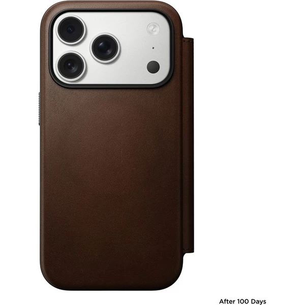 Nomad Modern Leather Folio MagSafe kožené pouzdro iPhone 17 Pro Brown - Pouzdra - Obrázek 7d17ccab593f4c309c327add32500e6e