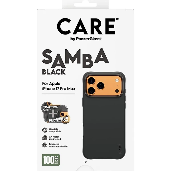 PanzerGlass® CARE Samba kryt s MagSafe Apple iPhone 17 Pro Max Black - Pouzdra - Obrázek 7d1f8371614b4d12bc2b26e0f56a7a71