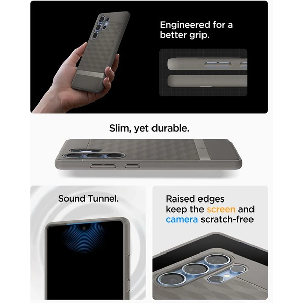 Spigen Parallax MagSafe kryt Samsung Galaxy S25 Ultra šedý - Pouzdra - Obrázek 7d42e32c27dc4a74a56a8bc937da1612
