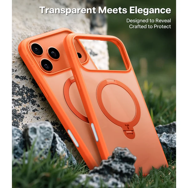 Torras Ostand Q3 Spin MagSafe kryt iPhone 17 Pro Max energy orange - Pouzdra - Obrázek 7d457db879fb4904b6f530e135244d88