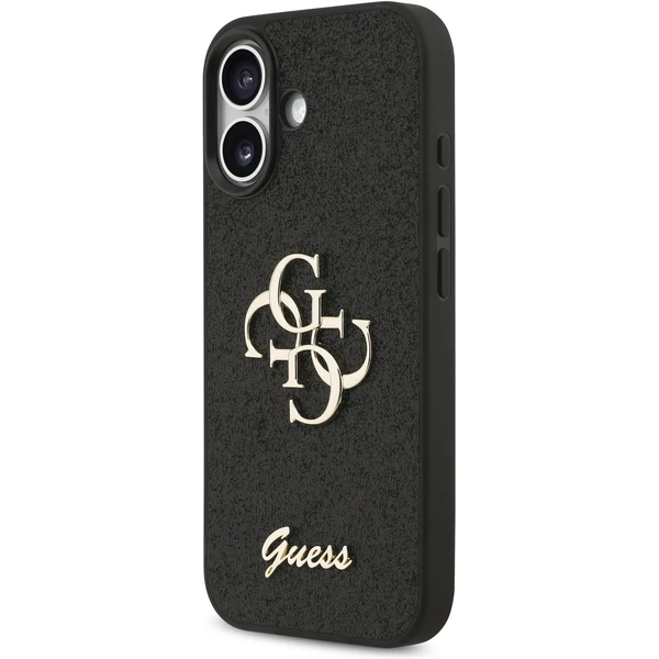 Guess PU Fixed Glitter 4G Metal Logo kryt iPhone 17 černý - Pouzdra - Obrázek 7d6fca19c1cc436dbf93479824ba197a