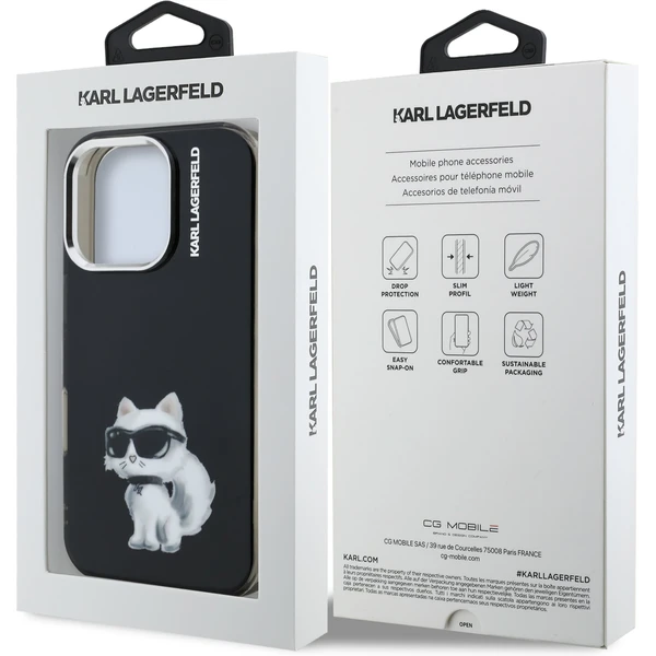 Karl Lagerfeld IML Aquarelle Choupette kryt iPhone 16 Pro Max černý - Pouzdra - Obrázek 7d76db52fff94122bf1029e01b24fb3b