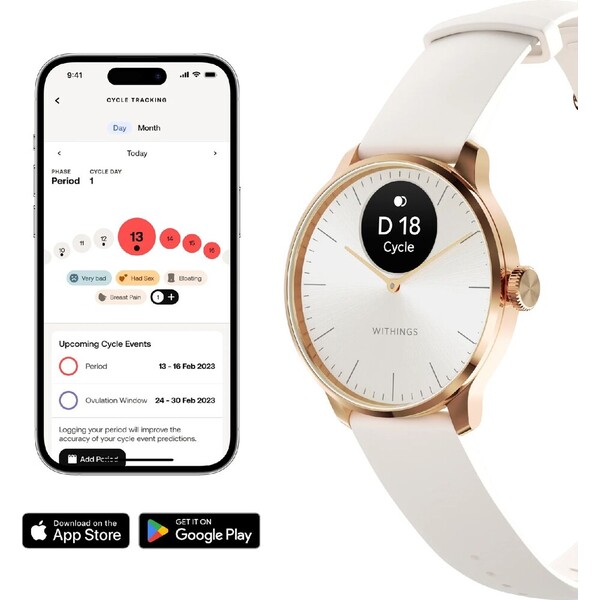 Withings ScanWatch Light 37mm Sand (Další) - Chytré hodinky - Obrázek 7d8a68c5c0e24aa4949f57207e72303f