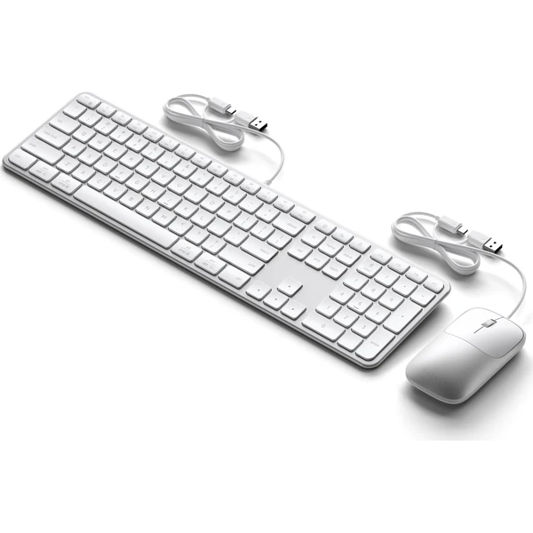 Satechi Slim CLX3 Wired Combo klávesnice a myš (US English) stříbrná - Klávesnicové sety - Obrázek 7d8f9e8efa3c4db083a29fe05c85a06c