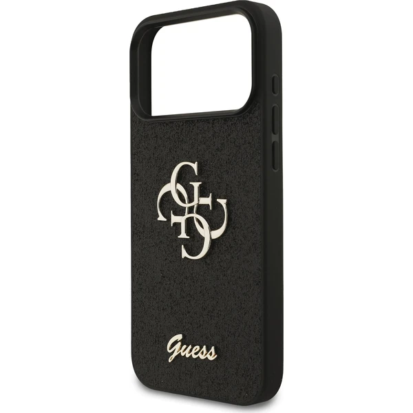 Guess PU Fixed Glitter 4G Metal Logo kryt iPhone 18 Pro Max černý - Pouzdra - Obrázek 7d9b754aa0aa4af79ac03e24a3690976