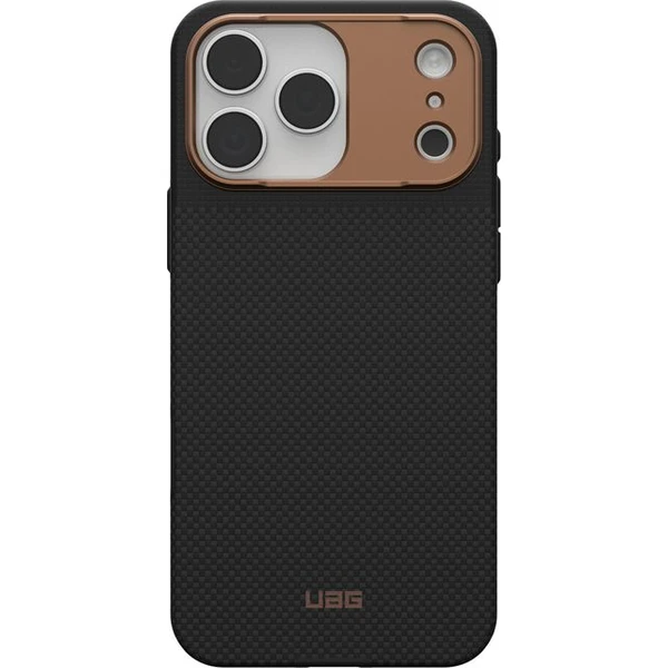 UAG Fibr Armr MagSafe kryt iPhone 17 Pro Max kevlar černý/bronzový - Pouzdra - Obrázek 7de766ab5b94417dbb36da49d84a2e3c