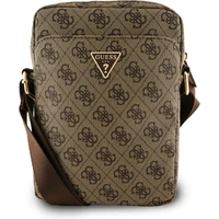 Guess PU 4G Triangle Logo taška 8" hnědá - Pouzdra