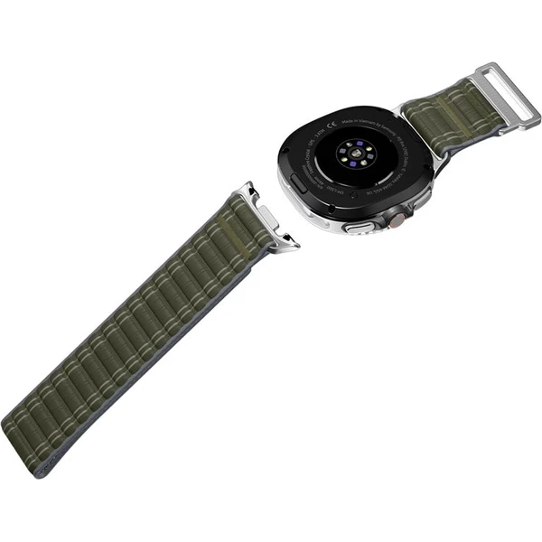 Spigen Fabric Band řemínek (hook-and-loop) Samsung Galaxy Watch8 46/44/40mm zelený - Řemínky - Obrázek 7decbb2e4bc84913a782bdb67ce1115f