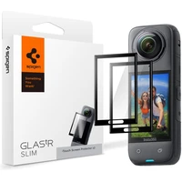 Spigen Glass tR Slim tvrzené sklo pro Insta 360 X4 černé (2 ks) - Ochranné folie a skla