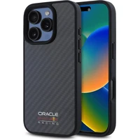Oracle Red Bull Racing Carbon Shiny Logo MagSafe kryt iPhone 16 Pro Max černý - Pouzdra