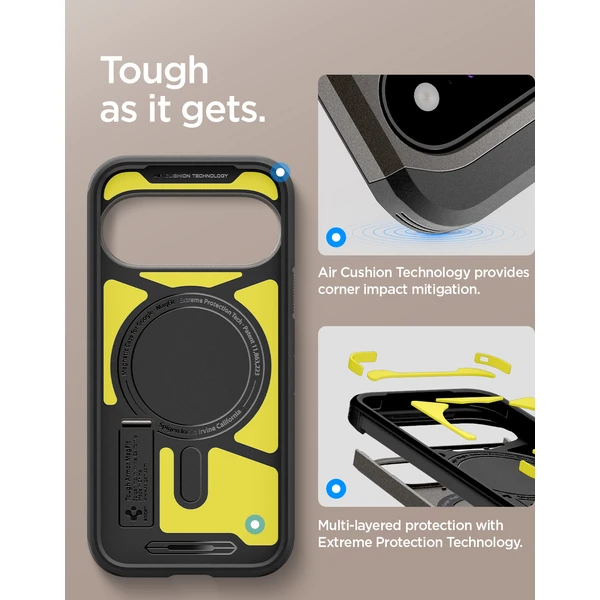 Spigen Tough Armor MagSafe kryt Google Pixel 11 gunmetal - Pouzdra - Obrázek 7e4c58e0c565489396b9d40b7219d45c