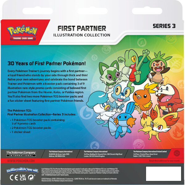 Pokémon TCG: First Partners Illustration Collection - Series 3 - Pokémon karty - Obrázek 7e798f9642f74711aecd9a672f338e85