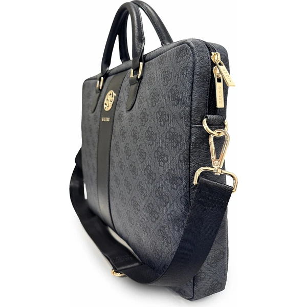 Guess PU 4G Stripe Metal Logo taška na notebook 16" černá - Pouzdra - Obrázek 7e7b30c260444ff0a42f5115e576a149