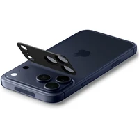 Spigen Glass tR EZ Fit Optik Pro XL sklo na fotoaparát iPhone 17 Pro Max černé - Ochranné folie a skla