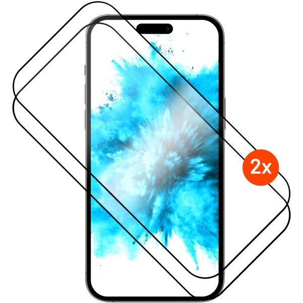 FIXED 2,5D Full-Cover ochranné sklo s aplikátorem Apple iPhone 17 Pro Max, 2ks černé