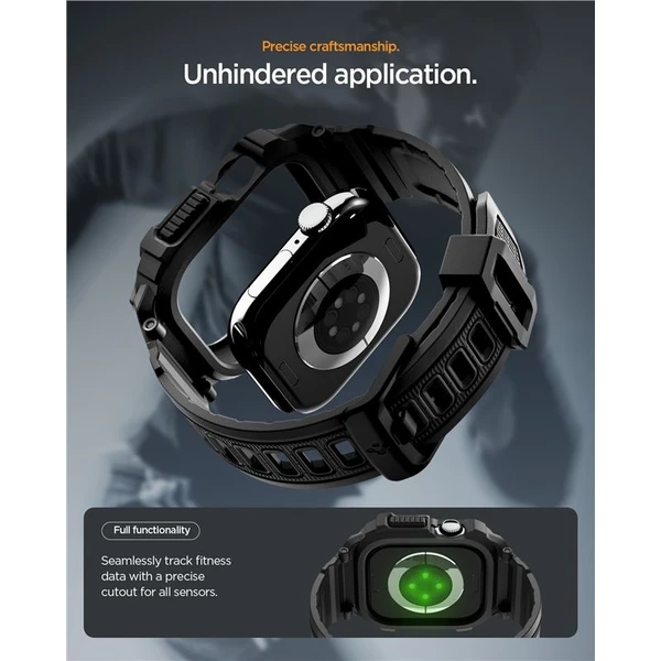 Spigen Rugged Armor Pro 2 pouzdro Apple Watch 11 (46mm) matte black - Pouzdra - Obrázek 7e9e67a5c6f44dd0905c5a4b1fced5de