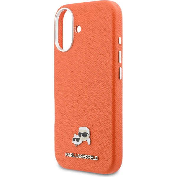 Karl Lagerfeld PU Karl and Choupette Heads Pins MagSafe kryt iPhone 17 oranžový - Pouzdra - Obrázek 7ead58257b4a48b4ab9199d677f6c4e4